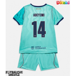Barcelona Karim Adeyemi #14 Dětské Alternativní dres komplet 2026-27 Krátký Rukáv (+ trenýrky)